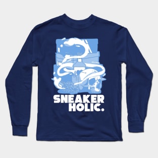 Sneaker Holic University Blue Long Sleeve T-Shirt